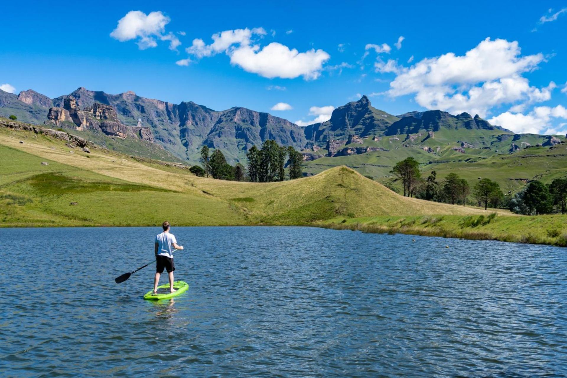 Gooderson Leisure Riverbend Chalets Self Catering And Timeshare Gold Crown Resort Drakensberg Garden Exterior foto
