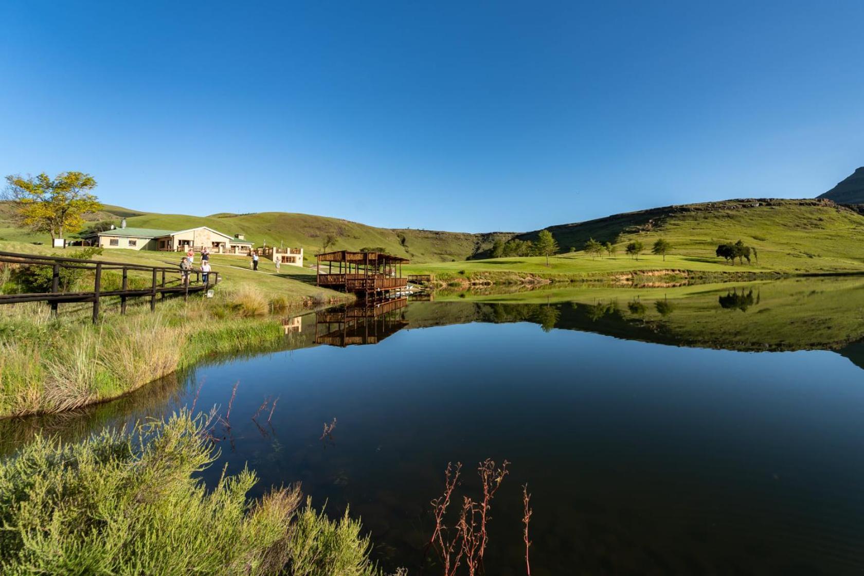 Gooderson Leisure Riverbend Chalets Self Catering And Timeshare Gold Crown Resort Drakensberg Garden Exterior foto